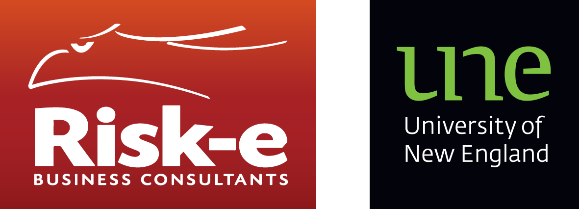 Risk-e - UNE logos Risk-e - UNE logos